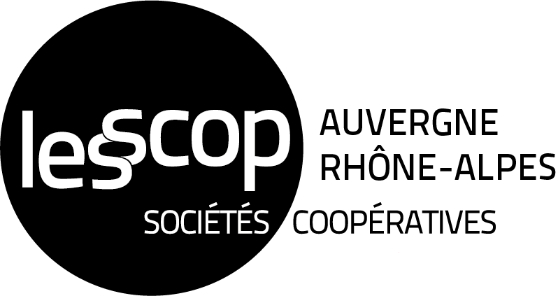 Logo de l'URSCOP en version N&B